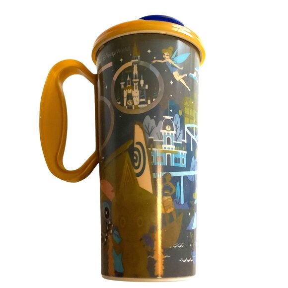 Walt Disney World 50th Anniversary Travel Mug With Handle Featuring Mickey Mouse - Picture 2 of 10